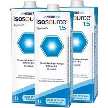 Imagem de Isosource 1.5 1 Litro Sa Kit Com 3 Unidades - Nestle
