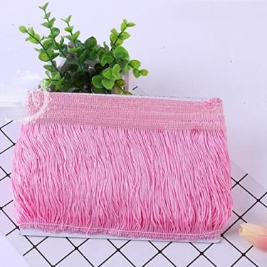 Imagem de 1 peça 15 cm de largura de poliéster borla densa franja aparar rendas saia de dança de palco latino vestuário acessórios diy, 18