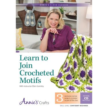Imagem de Learn to Join Crocheted Motifs Class DVD: With Instructor Ellen Gormley