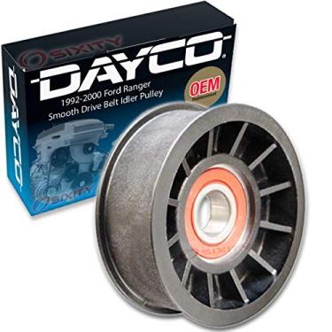 Imagem de Dayco Polia lisa para correia de acionamento da polia compatível com Ford Ranger 3.0L V6 1992-2000 Sistema de acessórios de refrigeração de correia de tensão do rolamento do motor