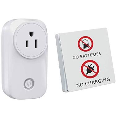 Imagem de Skywin Tomada Sem Fio E Interruptor De Luz Cinética Sem Bateria - Stick No Interruptor De Luz Sem Fio Para Lâmpadas E Eletrodomésticos - Fácil De Instalar E Interruptor Totalmente Sem Bateria E Tomada