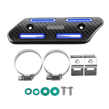 Imagem de Qudai Protetor de isolamento térmico de escapamento de motocicleta Retrofit CRF protetor universal anti-queimaduras