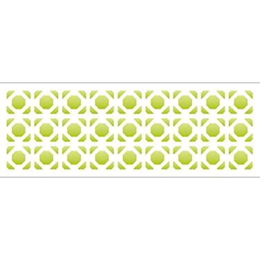 Imagem de Stencil de Acetato para Pintura OPA 10 x 30 cm - 1996 Estampa Geométrica