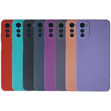 Imagem de Capa Capinha Case Aveludada Anti Impacto Compativel com Motorola Moto E32 Cor:Grafite