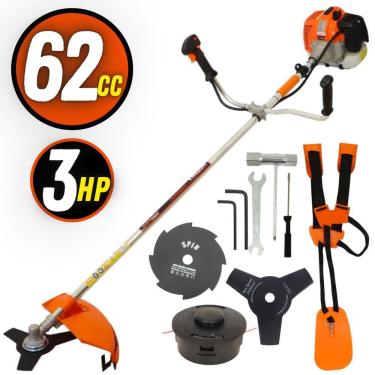 Imagem de Roçadeira Lateral Vulcan Vr620h 2T 10500rpm 62cc 3hp À Combustão de Alta Durabilidade C...