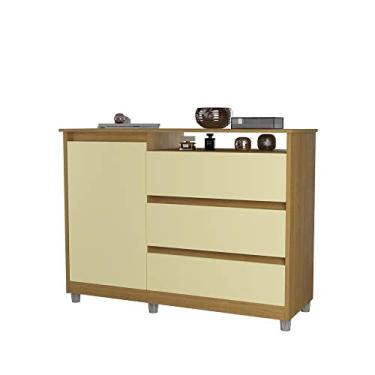 Imagem de Cômoda Sky Cômoda Sky Cor:mel/perola