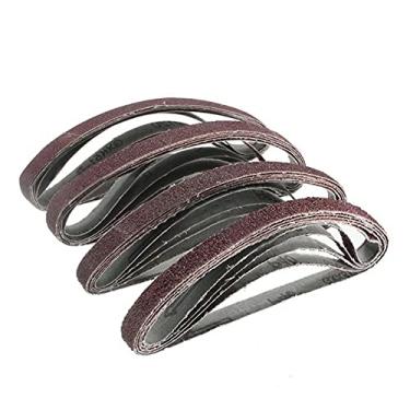 Imagem de 60pcs Cintos de lixamento 13x457 mm 40/60/80/12 / 180 / 240grit Cintos de lixamento para polimento YYDFPIIA