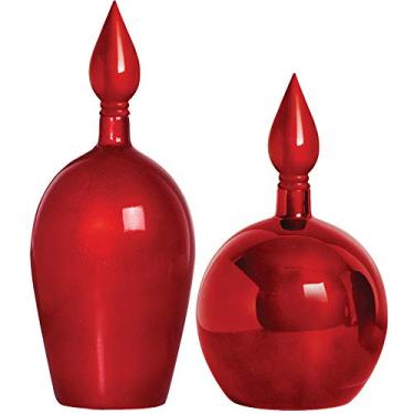 Imagem de Duo Potes Monaco/lisboa T. Gota Ceramicas Pegorin Vermelho