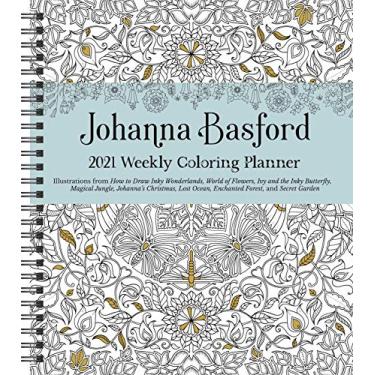 Imagem de Johanna Basford 2021 Weekly Coloring Planner Calendar