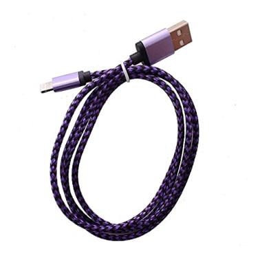 Imagem de Cabo USB/Carregamento Para Iphone 1 Metro - Roxo