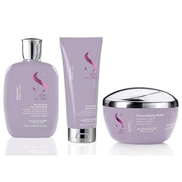 Imagem de Kit de Tratamento Alfaparf Semi di Lino Smooth Pequeno
