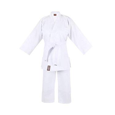 Imagem de Kimono Infantil Reforçado Judo Jiu-Jitsu, Haganah, Branco, M00