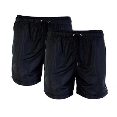 Imagem de Kit 2 Short Tactel Masculino Leve Liso Dia a Dia-Masculino