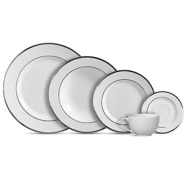 Imagem de Aparelho de Jantar 20 pçs Relevo Prata Alleanza