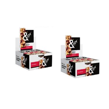 Imagem de 02 Cx Barra Mixed Nuts &joy Agtal Cereal Amendoas (24 X30g) (Cranberry)