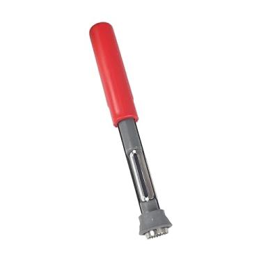 Imagem de Generic Apple Corer Descascador de maçã Premium, fácil de limpar, descascar, ferramenta Apple Extrator de núcleo de maçã para maçã, abacaxi, frutas, coco, cinza vermelho