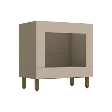 Imagem de Gabinete De Cozinha Modulado Balcão Connect P/ Forno Embutir Duna/cristal - Henn