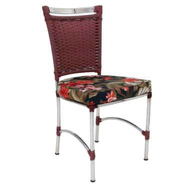 Imagem de Cadeira em Alumínio e Fibra Sintética JK Cozinha Edícula