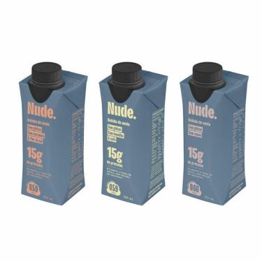 Imagem de Kit 2 Bebidas Vegetais Proteicas Nude: Baunilha, Cacau,