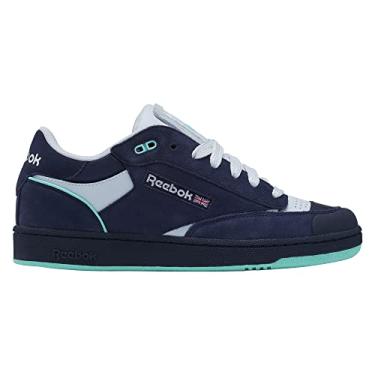 Imagem de Reebok Tênis unissex adulto Club C Bulc, Vector azul marinho/azul (Feel Good Blue) Cyber Mint, 42 BR