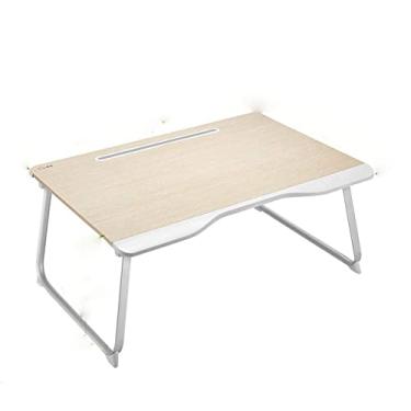 Imagem de Mesa pequena cama mesa pequena mesa portátil dormitório universitário cama mesa multifuncional dobrável preguiçosa ziyu