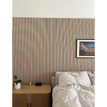 Imagem de Cabeceira de Cama Ripado em 100% MDF - Tamanho Queen 180cm de largura (Freijó)