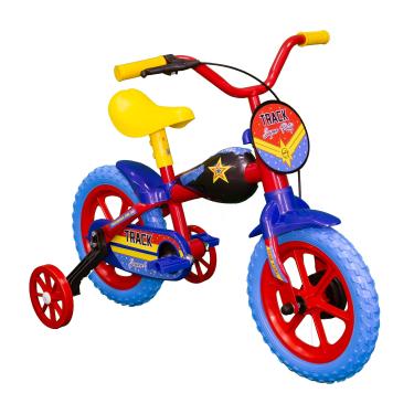 Imagem de TK3 Track Bicicleta Infantil Aro 12 Super Paty Vermelho e Azul