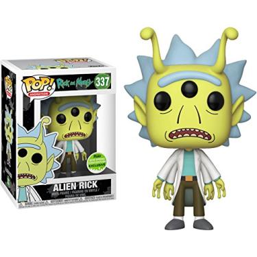 Imagem de Funko Alien Rick (2018 Spring Con Exclusive): Rick & Morty x POP! Animation Vinyl Figure & 1 PET Plastic Graphical Protector Bundle [#337/28447 - B]