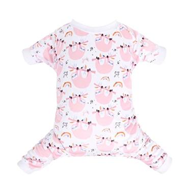 Imagem de CuteBone Pijama macio bichinho bichinho fofo macacão de outono roupas para animais de estimação vestuário P263S