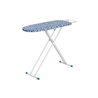 Imagem de Metaltec Tábua De Passar Roupa Pluma Mix Plus Em Aço Resistente E Suporte Para Ferro - Capa Forro 100% Algodão Estampas Sortidas