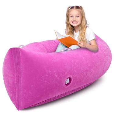 Imagem de Cadeira sensorial para crianças, cadeira sensorial inflável Peapod para crianças autistas, cápsula sensorial de 152 cm como um refúgio relaxante para crianças com necessidades sensoriais, barco