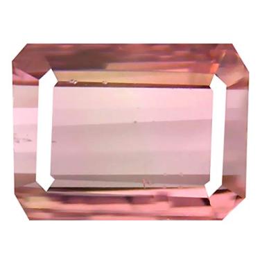 Imagem de Pedra preciosa natural solta de turmalina rosa não aquecida 2,92 ct Octagon Cut (9 x 7 mm)