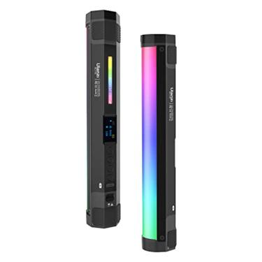 Imagem de Bastão ULANZI VL110 RGB portátil para câmera, tubo de vídeo LED 2500-9000K regulável, bateria 2600mAh CRI 95+ com atração magnética para fotografia, TikTok