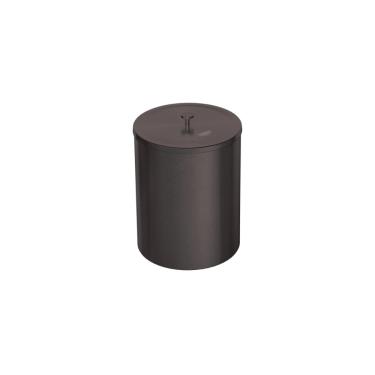 Imagem de Lixeira Inox Tramontina Útil 5L Com Revestimento Especial A Base De Verniz Black 94540052