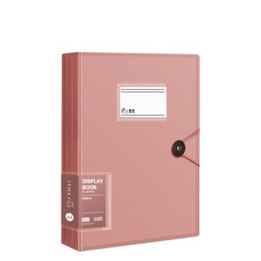 Imagem de Organizador de documentos A4 pasta transparente de várias folhas com inserções - Burdy A4-30 páginas