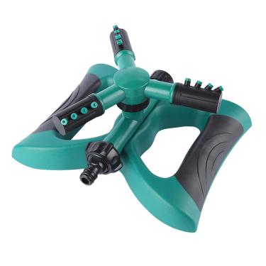 Imagem de Baoblaze Pulverizador de mangueira oscilante, irrigador de quintal, sistema de irrigação portátil, aspersor automático de água de 360 graus para quintal, campos, pátio, estufa