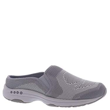 Imagem de Easy Spirit Tamanco feminino Takeknit 2, Prateado - azul, 9 Narrow