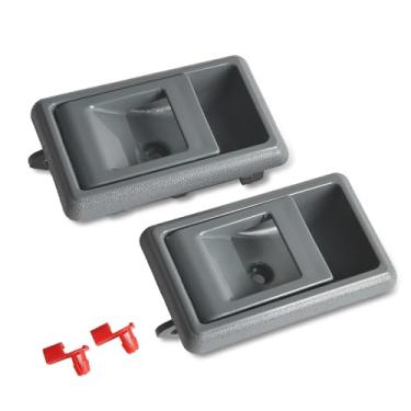 Imagem de FAERSI 2 peças maçaneta interna da porta dianteira traseira do motorista e do passageiro serve para Toyota 1989-1995 4Runner 1988-1993 Corolla 1989-1995 Pickup 1995-2000 Tacoma 1987-1990 Tercel | 1989-1992 Geo Prizm
