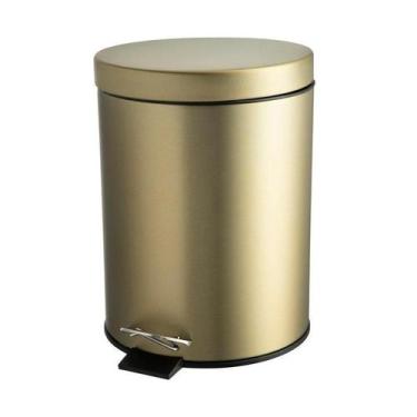 Imagem de Lixeira doro 5 l home style, DOURADO