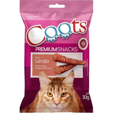 Imagem de Bifinho Caats Para Gatos Snacks Premium 30g Salmâo - CAATS GIGAN-T