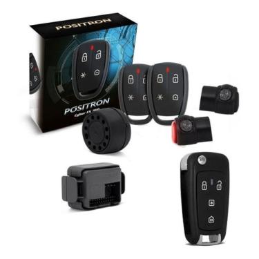 Imagem de Alarme Positron Fx360+ Chave Controle Px80 Canivete Positron - Kit de 