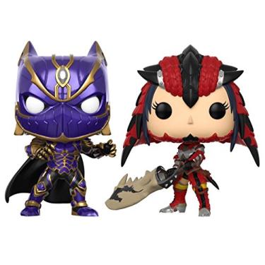 Imagem de FUNKO POP! GAMES: Marvel Vs Capcom - Black Panther / Monster Hunter2PK