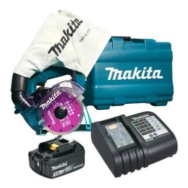 Imagem de Serra Mármore A Bateria 18v 3ah Dcc500zkx1 Makita Bivolt, Bivolt
