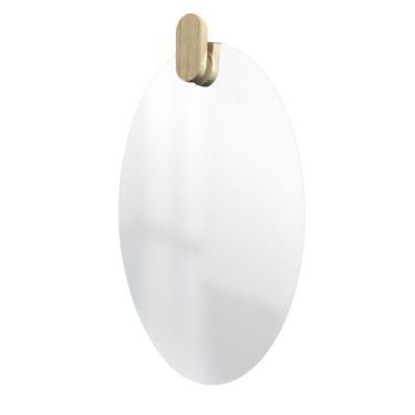 Imagem de Espelho Decorativo Aplique Pinus Oblongo 60x40 Cm Oval - e2g Design