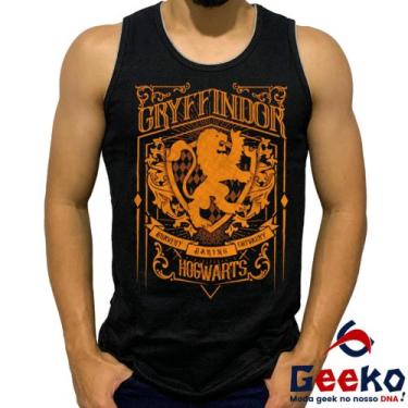 Imagem de Regata Grifinória 100% Algodão Harry Potter Hogwarts Gryffindor Camise