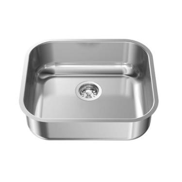 Imagem de Cuba Cozinha Gourmet Pia Aço Inox Alto Brilho 40x35x17cm - Ghel Plus