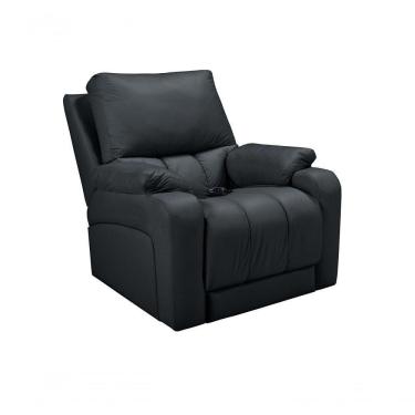 Imagem de Poltrona Cadeira Papai Reclinável Ravenna Motorizada Corano Preto