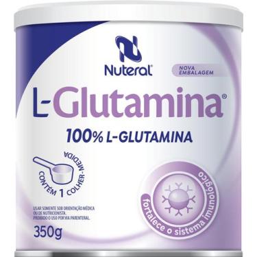 Imagem de L-Glutamina, Lata com 350g. Sem Sabor - Nuteral