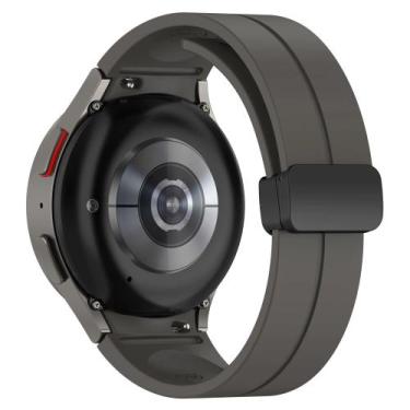 Imagem de Pulseira Silicone Fecho Magnético para Galaxy Watch 5 Watch5 Watch 4 W
