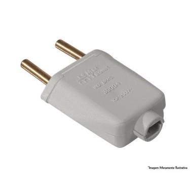 Imagem de Plug Macho 2P 10A/250V Cz 39004 Prpb10-2 c/10pcs - MEC-TRONIC